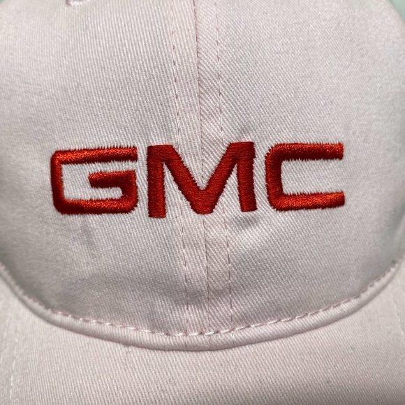 Dad Hat Women Cap Strap Back Pink GMC Embroidered Spell Out Automotive Car OSFM - Picture 6 of 8